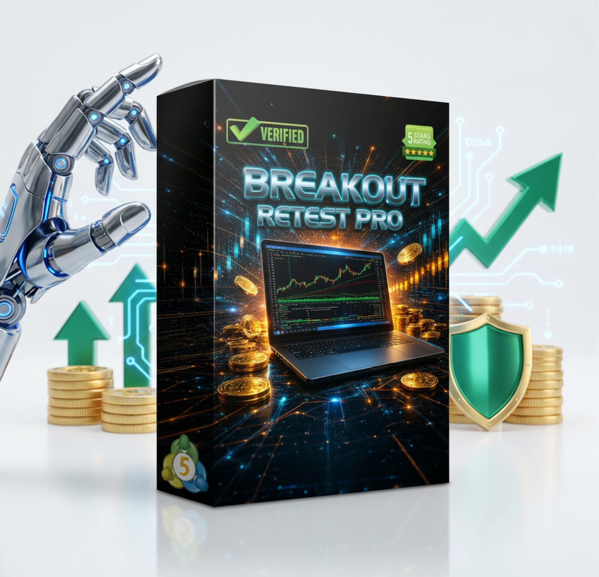 Breakout Retest Pro EA MT5 - Gold Buy Sell FxTradingAlpha