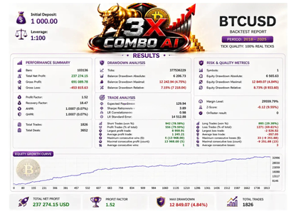 3X Combo AI EA v7.0 MT5